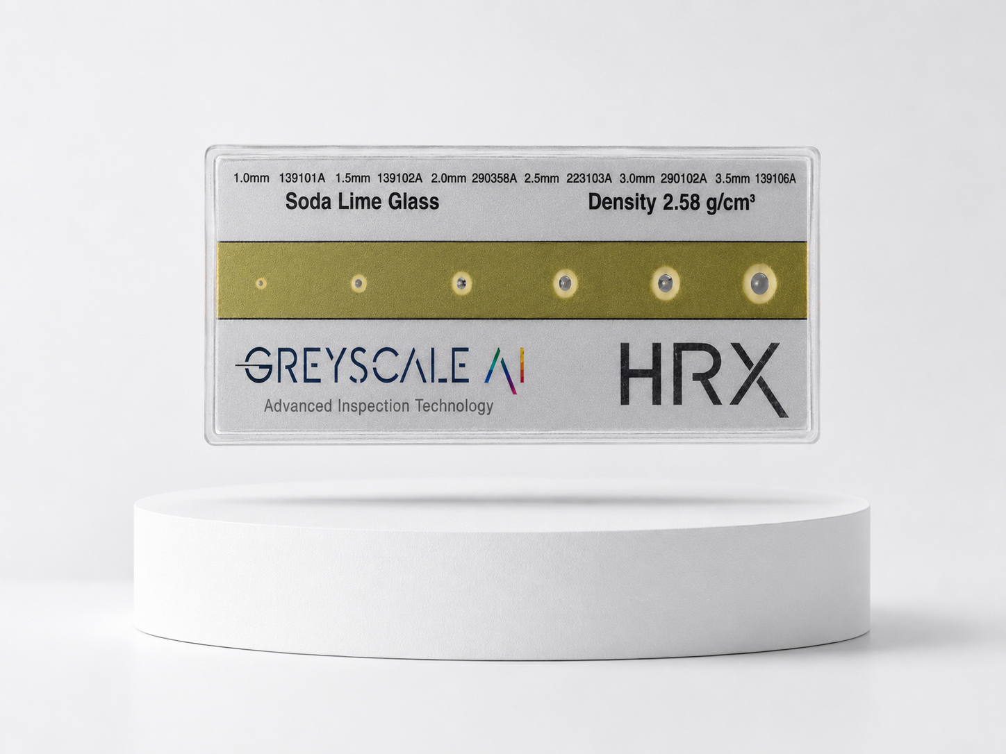 GreyscaleAI test card used to run a hands-free challenge.